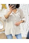 2-POCKET SHIRT PE207 BEIGE