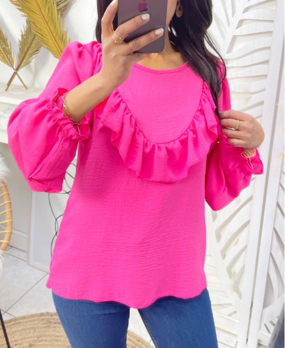 TOP FROUFROU PE185 FUSCIA