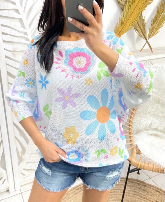 PRINTED SWEATER PE397