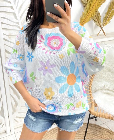 SWETER Z NADRUKIEM PE397