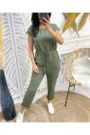 JUMPSUIT PE438 GREEN