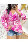 VISCOSE PE379 FUSHIA BLOUSE