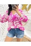 VISCOSE PE379 FUSHIA BLOUSE