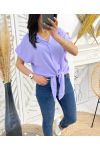 STROPDAS BLOUSE PE776 LILA