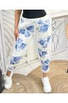 PRINTED COTTON JOGG PANTS 2 POCKETS PE1075-9