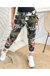 PRINTED COTTON JOGG PANTS 2 POCKETS PE1075-6