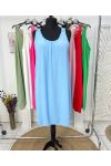 OVERSIZED DRESS BACK EMBROIDERY PE815 SKY BLUE