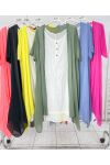 DRESS + VEST COTTON GAUZE SET PE1029 GREEN