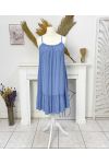 FLOWING DRESS PE1081 BLUE JEANS