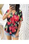 TOP PRINTS FLOWER PE1272I1 BLACK