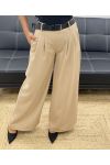 CONFEZIONE DA 4 PANTALONI A ZAMPA S-M-L-XL AH250051 BEIGE