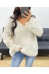 OVERSIZE-STRICKPULLOVER AH250027 BEIGE