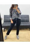 PRINTED SWEATER AH250015 GREY