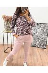 PRINTED SWEATER AH250041 PINK