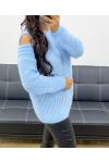 OFF-THE-SHOULDER JUMPER AH250167 SKY BLUE