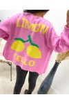 LIMONCELLO AH250179 CARDIGAN ROSA