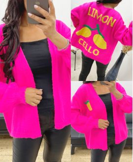 LIMONCELLO AH250179 GILET FUCSIA