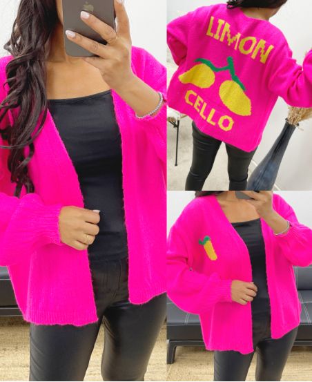 LIMONCELLO AH250179 GILET FUCSIA