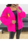 LIMONCELLO AH250179 GILET FUCSIA