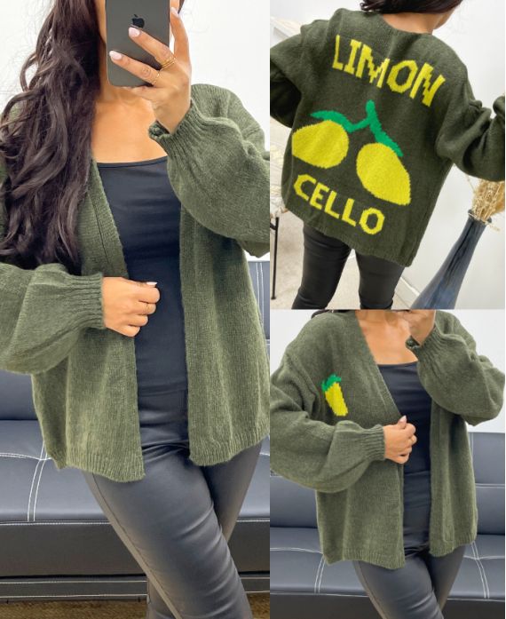 GILET LIMONCELLO AH250179 VERT