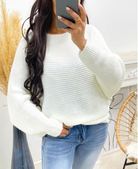 STRICKPULLOVER AH250191 WEISS