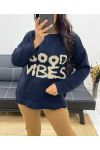 GOOD VIBES JUMPER AH250264 NAVY BLUE