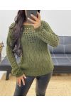 MILITARY AH250258 OPENWORK SWEATER