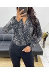 LEOPARD PRINT BODYSUIT AH250302 GREY