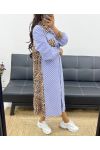 LEOPARD STRIPES AH250308 SHIRT DRESS