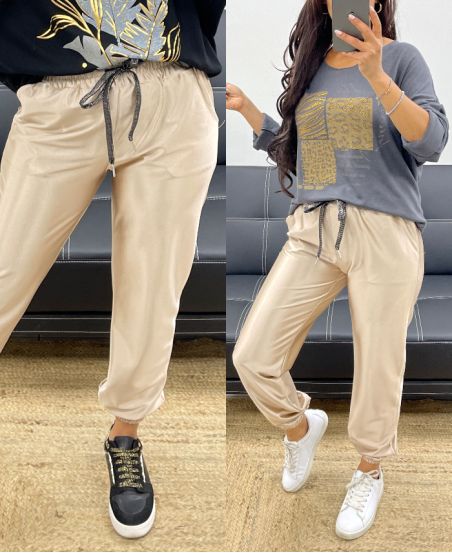 WOOLLEN AH250337 BEIGE PANTS