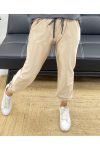 PANTALONES DE LANA AH250337 BEIGE