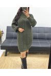 MILITARY GREEN DRESS SWEATER AH847