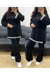 PULLOVER + STRICKHOSE SET AH250346 SCHWARZ