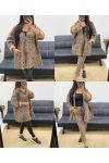 LEOPARD SUEDE ZIP JACKET AH250339