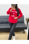 MADEMOISELLE SEAMLESS SWEATER IN RED AH250392 SNEAKERS