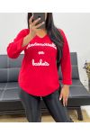 MADEMOISELLE SEAMLESS SWEATER IN RED AH250392 SNEAKERS