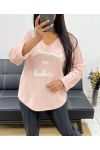 MADEMOISELLE SEAMLESS SWEATER IN PINK AH250392 SNEAKERS