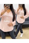 MADEMOISELLE SEAMLESS SWEATER IN PINK AH250392 SNEAKERS