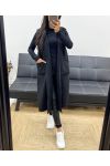 SLEEVELESS COAT AH250095 BLACK