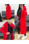 LUXURY AH250456 RED HOODED VEST