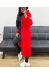 LUXURY AH250456 RED HOODED VEST