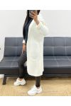 LUXURY AH250456 WHITE HOODED VEST