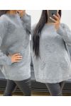 JERSEY OVERSIZE HEART AH250422 GRIS