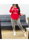 LEOPARD PANTS AH250374 RED