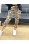 PANTALON DAIM IMPRIME ZEBRE AH250111 