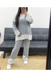 SWEATER + MATCHING PANTS SET AH250885 GREY