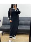 LONG KNIT DRESS AH250924 BLACK