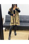 LEOPARD CARDIGAN/PONCHO AH250914 CAMEL