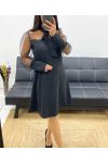 ABENDKLEID MIT NIETEN AH250978 SCHWARZ