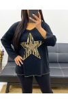 BLACK STAR BEFLOCKUNG PULLOVER AH250948